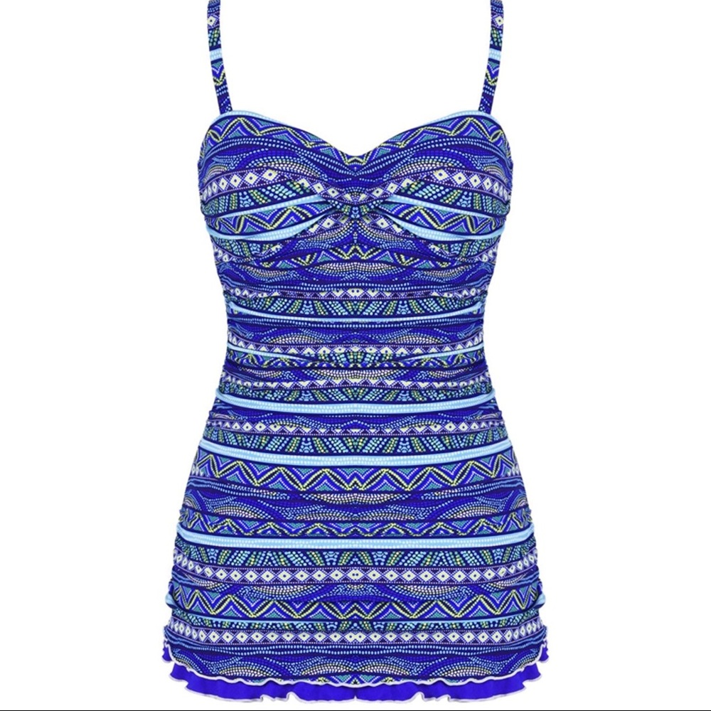 Hilor Women's Tummy Control One Piece Swimsuit
